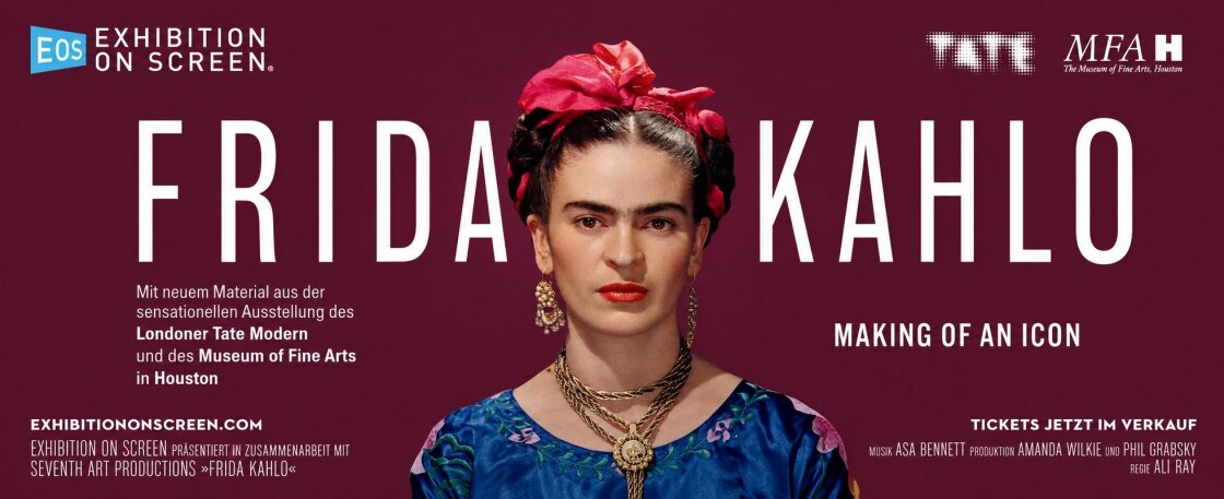 Das Cineplex Leipzig lädt am 14. und 16.06.,18:00 Uhr, zur Kunstdoku „Exhibition on Screen: Frida Kahlo“ in den Leipziger Westen ein.