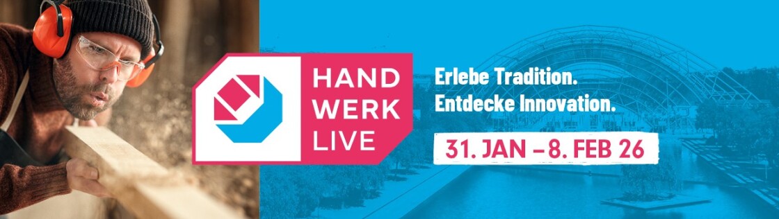 Die „HANDWERK live“ Messe in Leipzig  noch bis Sonntag, ist weit mehr als eine Leistungsschau|Sondersendung am 06.02.2026 , 13:30  bis 15 Uhr